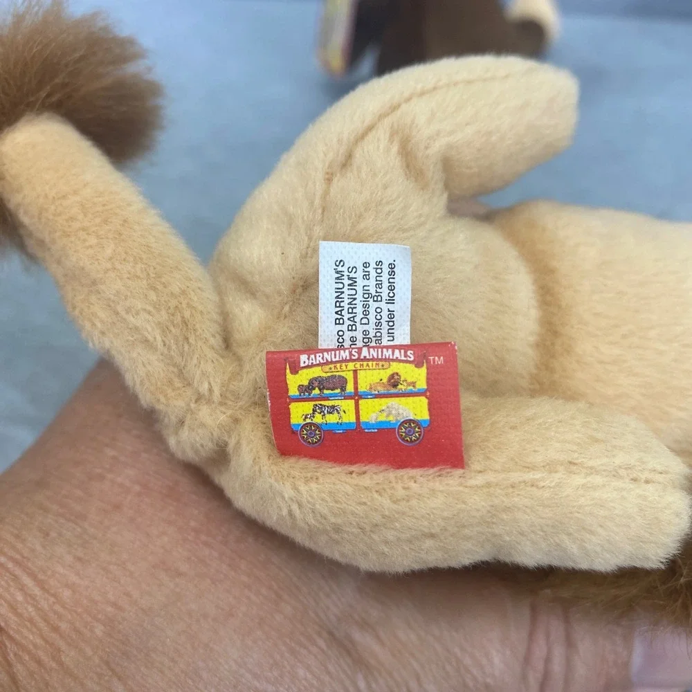Barnum's Animals Plush Set Small Lion Monkey Polar Bear Nabisco